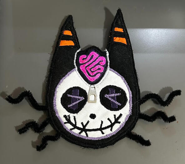 fursona patch comm / fabric work