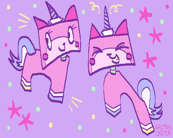 unikitty / flat drawing